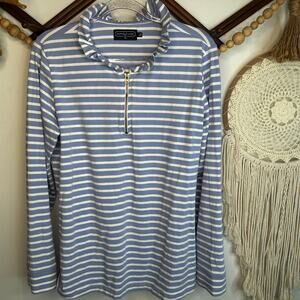 Duffield Lane Nautical Blue Stripe Pullover